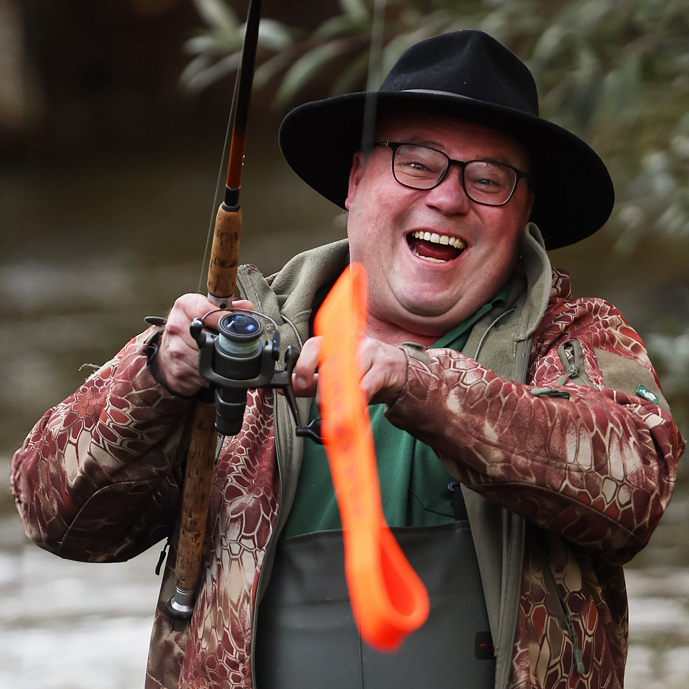Glücklicher Angler FLEXVIT Faces Fitnessbänder