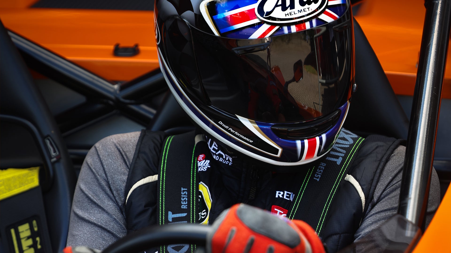 Rennfahrer Motiv FLEXVIT Faces Kalender