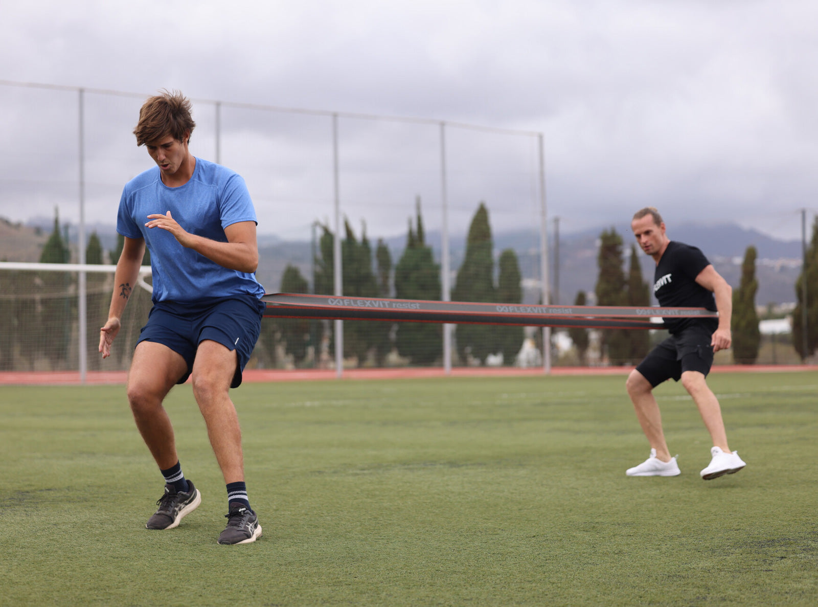 Schnelligkeit training Fussball flexvit wiederstandsband sprinttraining
