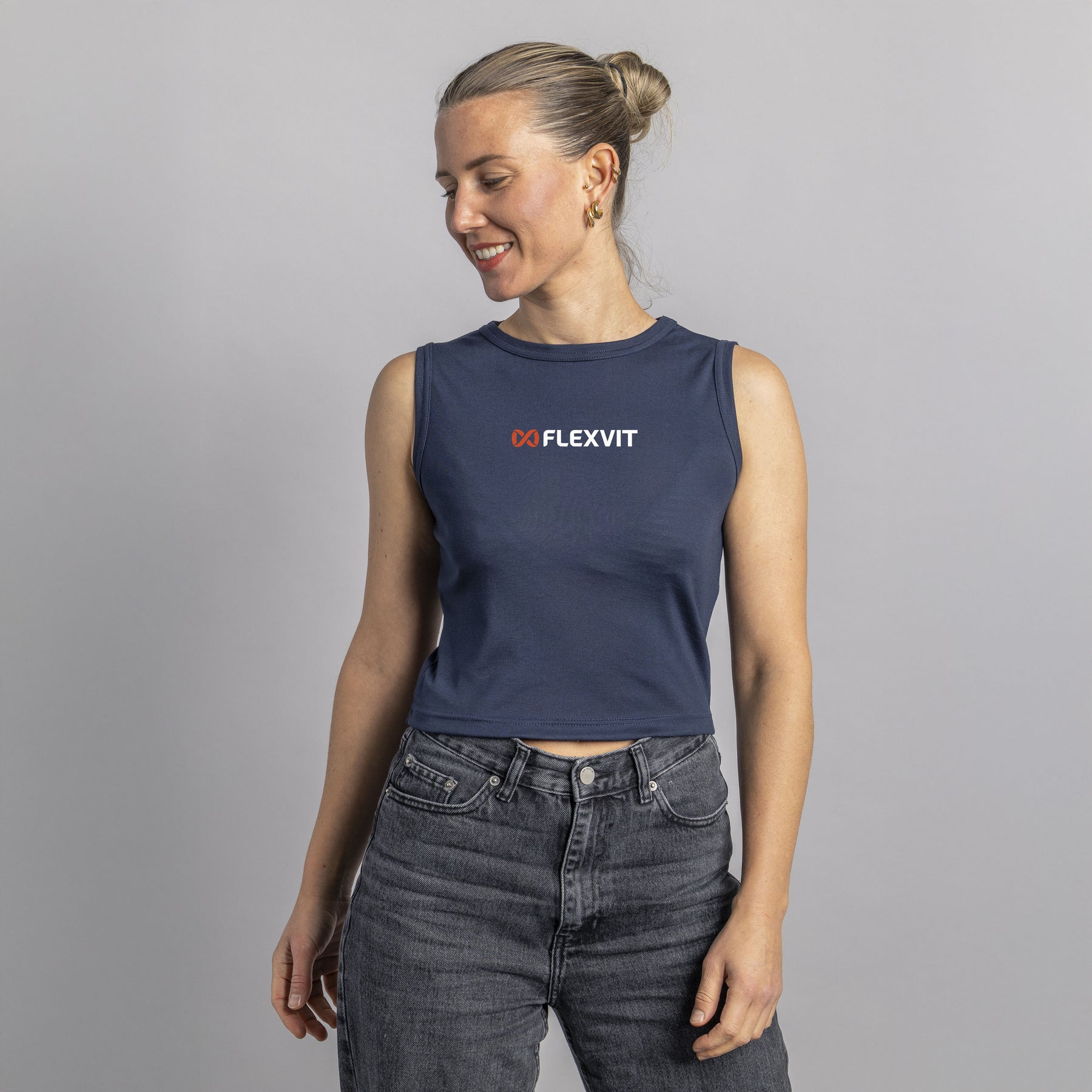 FLEXVIT Cropped Top (navy)